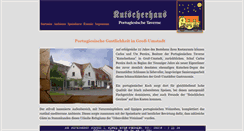 Desktop Screenshot of kutscherhaus-umstadt.de