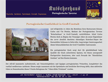 Tablet Screenshot of kutscherhaus-umstadt.de